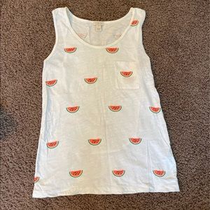 J.Crew watermelon tank top